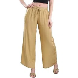 masrat collection Ultra Soft Reyon Cotton Regular Palazzo for Womens and Girls-picture-17