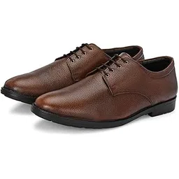 massari Genuine Leather Derby Lace Up |Formal Shoes for Men for Office | TPR Sole-picture-55