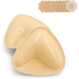 massmot Double Sided Sticky Bra Inserts, Reusable Push Up Lift Self Adhesive Bra Pads for Bikini Swimsuit Sports Strapless Bra-picture-15