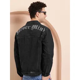 Mast & Harbour Back Print Denim Jacket-picture-26