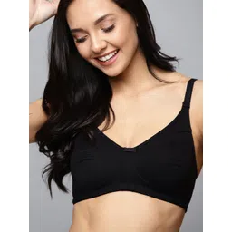 Mast & Harbour Black Solid Non-Wired Non Padded Everyday Bra MNH-BRA-DRMS-023A-picture-32