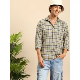 Mast & Harbour Checked Casual Shirt-picture-33