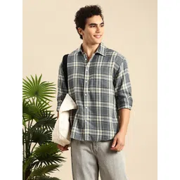 Mast & Harbour Checked Casual Shirt-picture-35