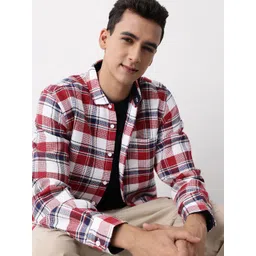 Mast & Harbour Checked Casual Shirt-picture-31