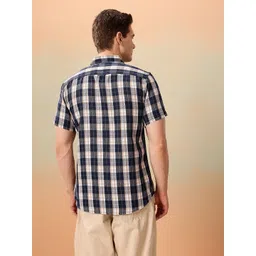 Mast & Harbour Checked Regular-Fit Casual Shirt image 3