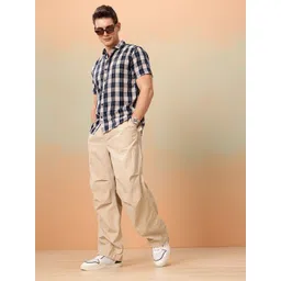 Mast & Harbour Checked Regular-Fit Casual Shirt image 4