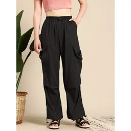 Mast & Harbour Classic High-Rise Easy Wash Pleated Cargos-picture-18