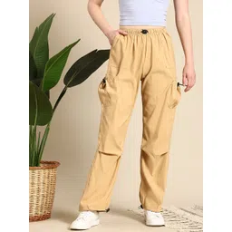 Mast & Harbour Classic High-Rise Easy Wash Pleated Cargos-picture-30