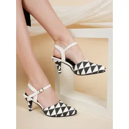 Mast & Harbour Colourblocked Stiletto Pumps-picture-21