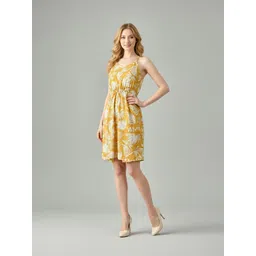 Mast & Harbour Floral Print Fit & Flare Dress-picture-21