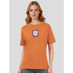 Mast & Harbour Floral Print Relaxed Cotton T-shirt-picture-29