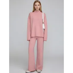 Mast & Harbour High Neck Top With Trousers Co-Ords-picture-33