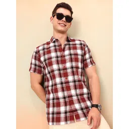 Mast & Harbour Men Checked Casual Shirt-picture-14