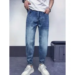 Mast & Harbour Men Classic Regular Fit Mid-Rise Light Fade Stretchable Jeans-picture-37