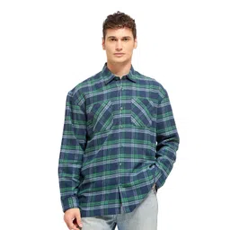 Mast & Harbour Men Comfort Tartan Checks Opaque Checked Casual Shirt-picture-41