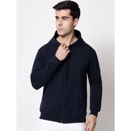Mast & Harbour Men Cotton Long Sleeves Hooded Sweatshirt-picture-38