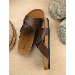 Mast & Harbour Men Criss Cross Comfort Sandals-picture-23