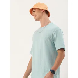 Mast & Harbour Men Drop-Shoulder Sleeves Pure Cotton Bio Finish T-shirt-picture-41