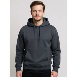 Mast & Harbour Men Hooded Cotton Pullover Sweatshirt-picture-19