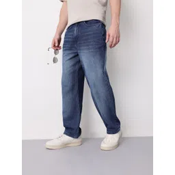 Mast & Harbour Men Loose Fit Mid-Rise Light Fade Jeans-picture-20