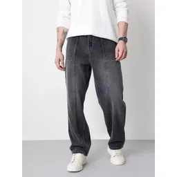 Mast & Harbour Men Loose Relaxed Fit Mid-Rise Light Fade Jeans image 3