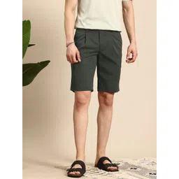 Mast & Harbour Men Pleated Shorts-picture-19