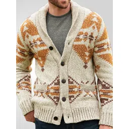 Mast & Harbour Men Printed Cardigan-picture-29