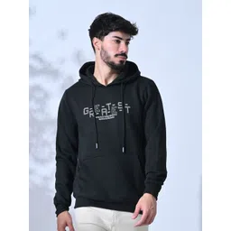 Mast & Harbour Men Printed Hooded Sweatshirt-picture-37