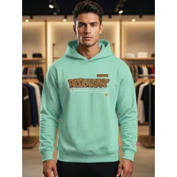 Mast & Harbour Men Printed Hooded Sweatshirt-picture-34