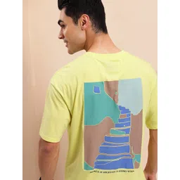 Mast & Harbour Men Printed Relaxed Fit T-shirt-picture-22