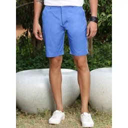 Mast & Harbour Men Pure Cotton Chino Shorts-picture-27