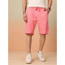 Mast & Harbour Men Pure Cotton Shorts image 4