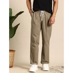Mast & Harbour Men Regular Fit Trousers-picture-10