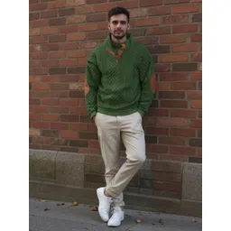 Mast & Harbour Men Self Design Long Sleeves Sweatshirt-picture-23