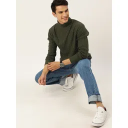 Mast & Harbour Men Self Design Pullover-picture-24