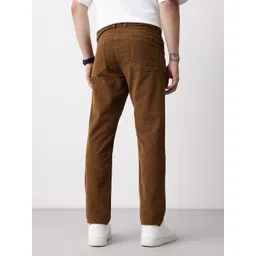 Mast & Harbour Men Self Design Textured Trousers image 2