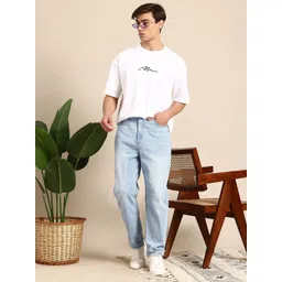 Mast & Harbour Men Slim Fit Light Fade Stretchable Jeans-picture-35