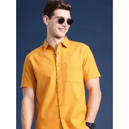 Mast & Harbour Men Slim Fit Opaque Casual Shirt-picture-29