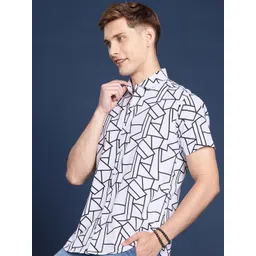 Mast & Harbour Men Slim Fit Printed Casual Shirt-picture-39