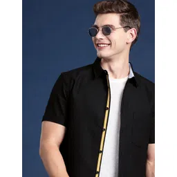 Mast & Harbour Men Slim Fit Solid Casual Shirt-picture-33