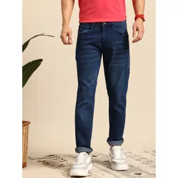 Mast & Harbour Men Slim Fit Zip Detail Jeans-picture-36