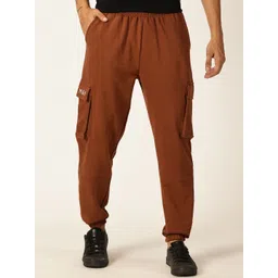 Mast & Harbour Men Smart Loose Fit Cotton Cargo Jogger-picture-14