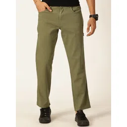 Mast & Harbour Men Smart Slim Fit Chinos-picture-35