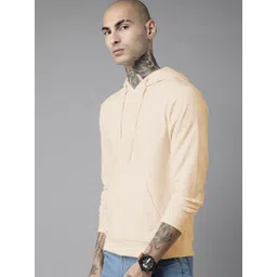 Mast & Harbour Men Solid Cotton Fleece Hooded Sweatshirt-picture-19