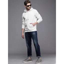 Mast & Harbour Men Solid Hooded Oversized Cotton Anti Odour Sweatshirt-picture-30