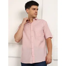 Mast & Harbour Men Solid Spread Collar Casual Shirt-picture-32