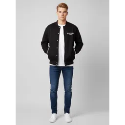 Mast & Harbour Men Sporty Jacket With Patchwork-picture-36