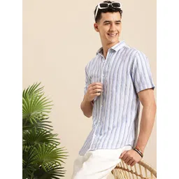 Mast & Harbour Men Striped Casual Shirt-picture-28