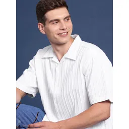 Mast & Harbour Men Striped Oversized Casual Shirt-picture-36