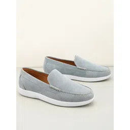 Mast & Harbour Men Suede Slip-On Sneakers-picture-19